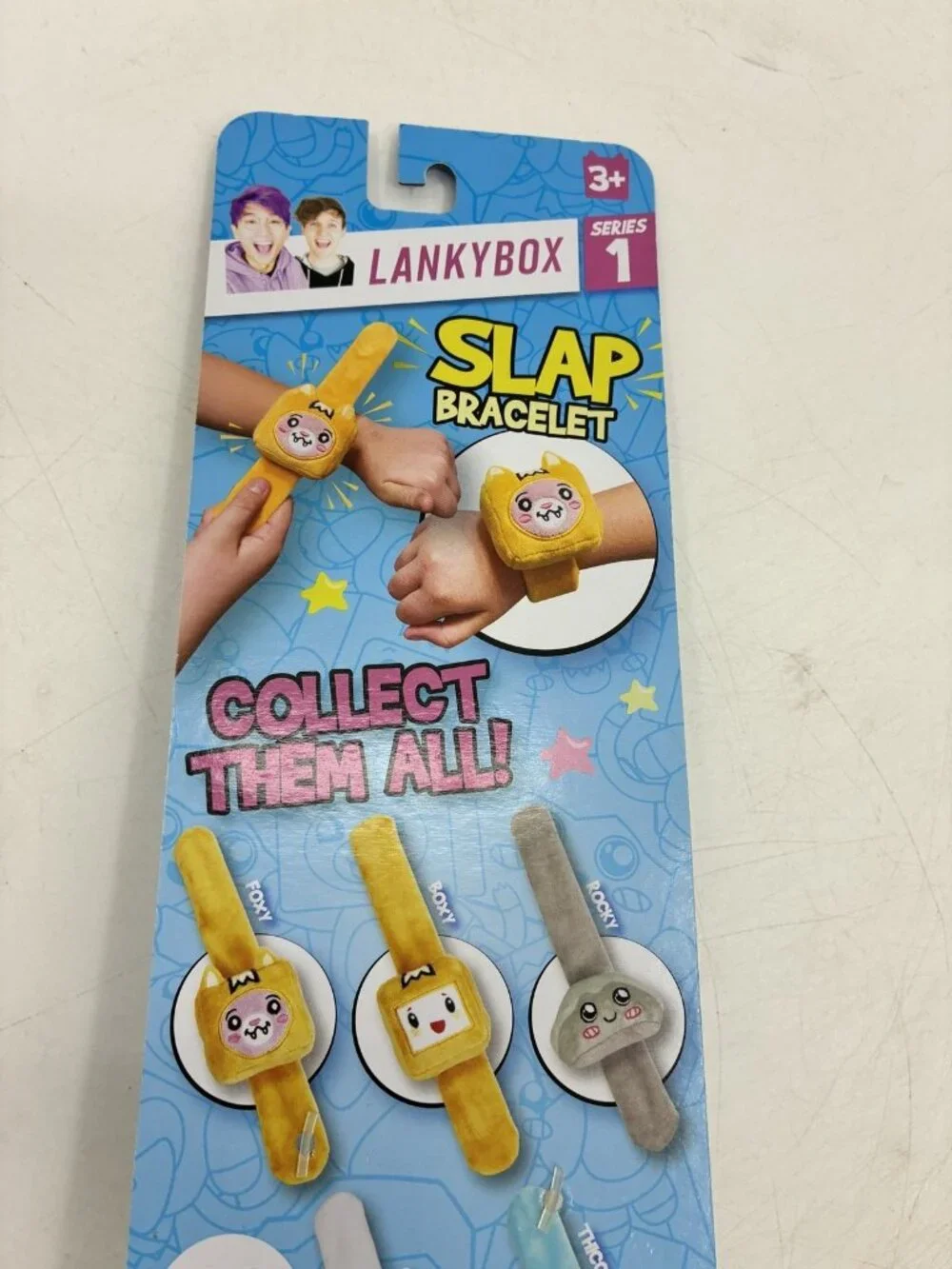 LankyBox Series 1 Rocky Slap Bracelet Plush Collectible Toy New